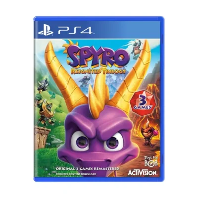 Jogo Spyro Reignited Trilogy – PS4 Mídia Física